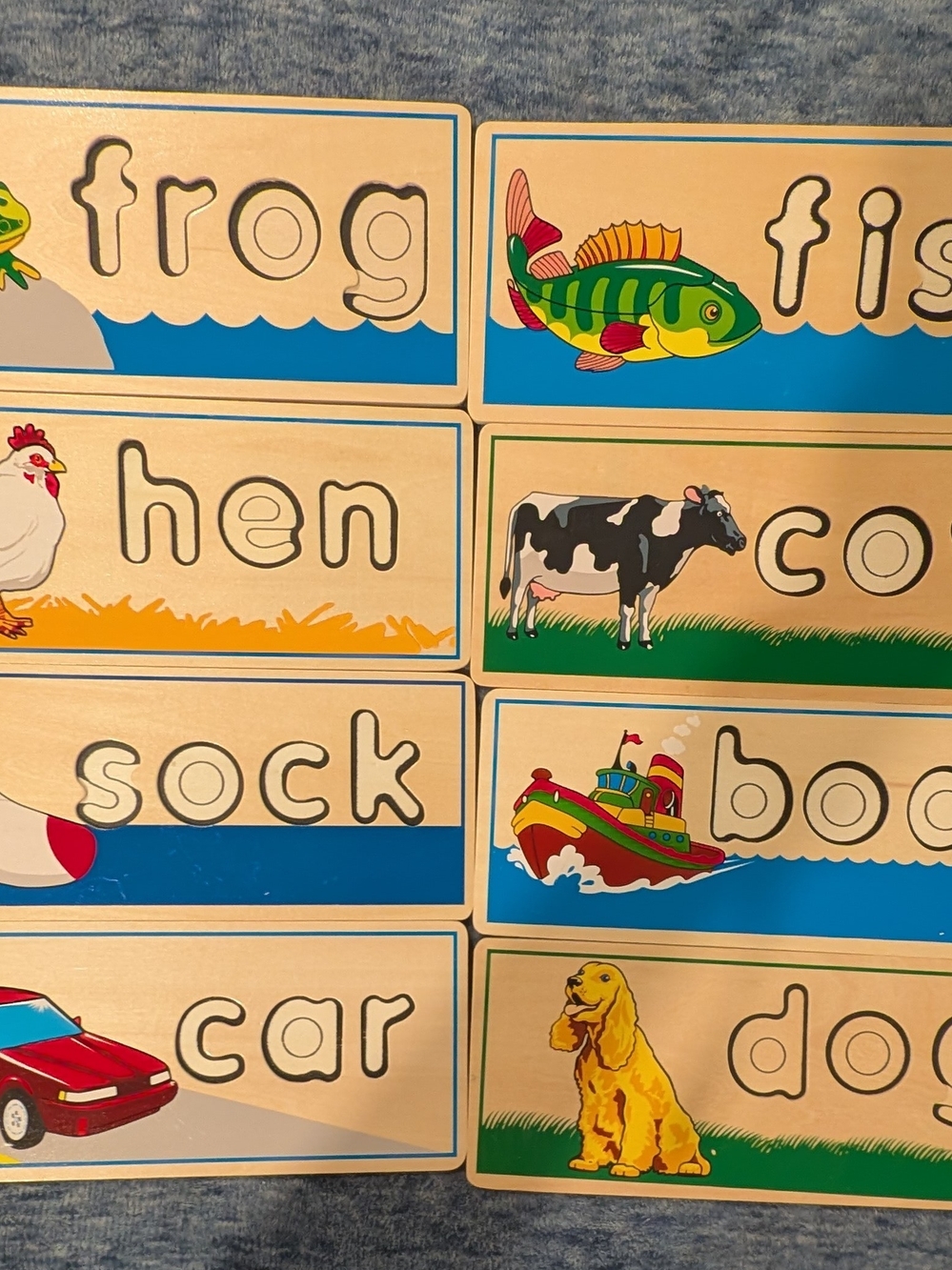 Melissa & Doug See And Spell Wooden Picture Word Puzzle Set With Letters - Picture 3 of 6